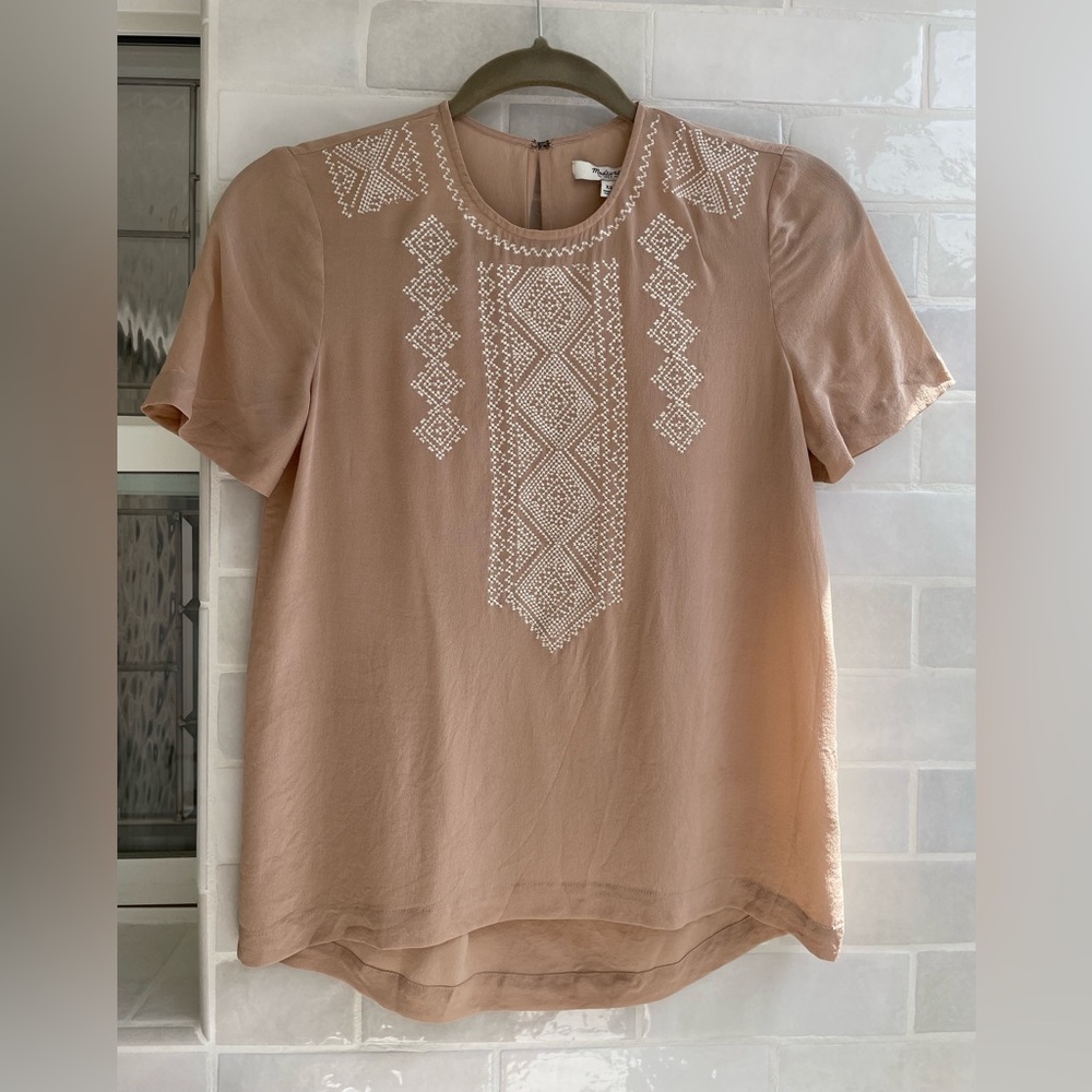 🦢Rare beautiful Madewell 1937 silk blouse 🕊️